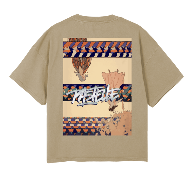 PSTLTERRACE Vintage Dune Oversized Boxy Tee.