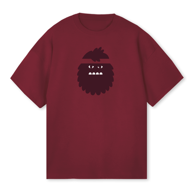 BIGFOOT WINE Burgundy Oversized Tee.