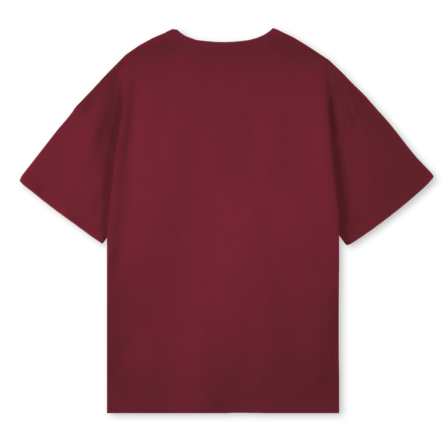 BIGFOOT WINE Burgundy Oversized Tee.