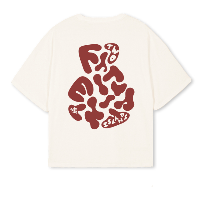 TIJOMONPOT Vintage White Oversized Boxy Tee.