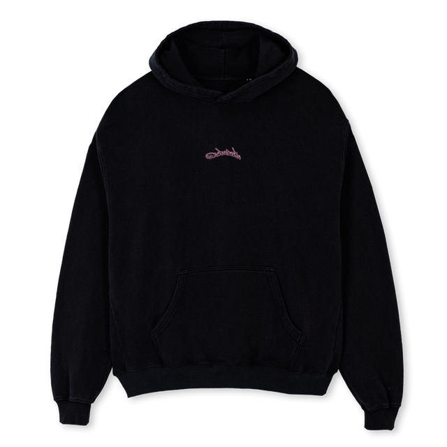 SNAKEHOODIE Black Oversized Hoodie.
