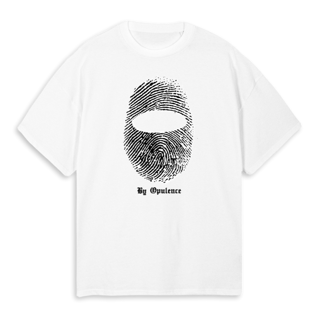 SKI MASK OT_1  White Oversized Tee.