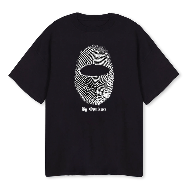 SKI MASK OT_2  Black Oversized Tee.