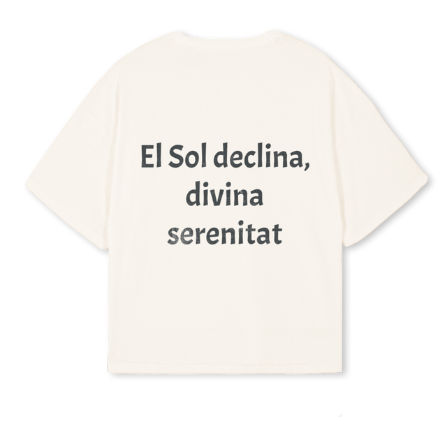 BS ESTRENQUE OFFWHIT Vintage White Oversized Boxy Tee.