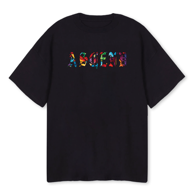 STAINGLASS Black Oversized Tee.