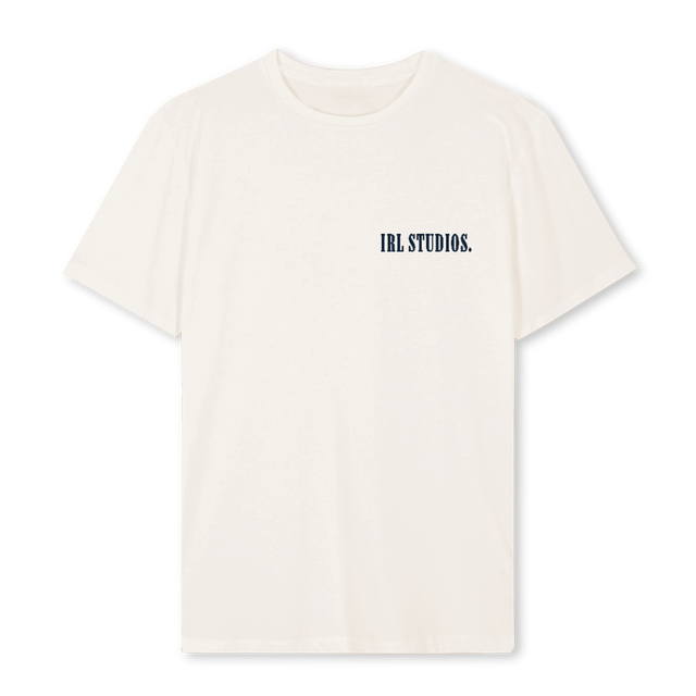 IRLRACINGTEAM Vintage White Regular Tee.