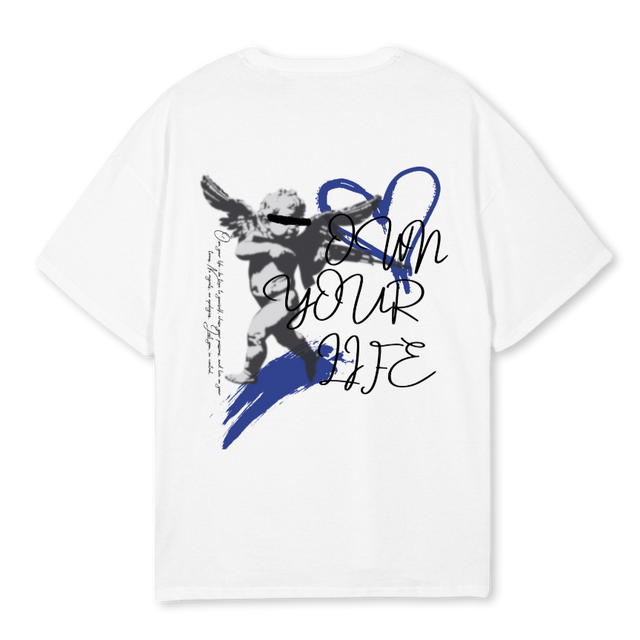 CRWW White Oversized Tee.