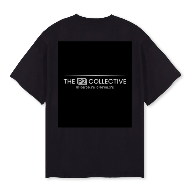 P Black Oversized Tee.
