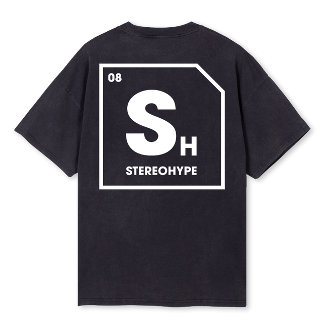 SHMARLVINTBLACK Vintage Black Oversized Tee.