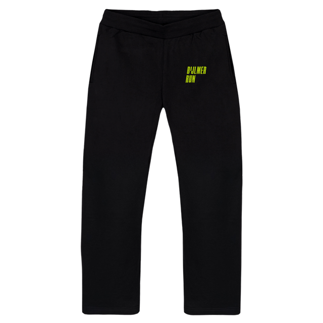 BIMK Black Straight-Leg Relaxed Sweatpants.