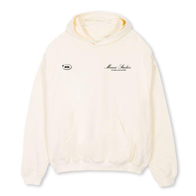 MSANGELSHOODIE Cream Oversized Hoodie.