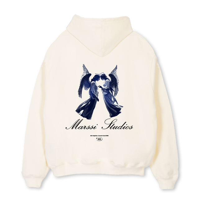 MSANGELSHOODIE Cream Oversized Hoodie.