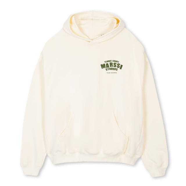 MARSSITENISHOODIE Cream Oversized Hoodie.