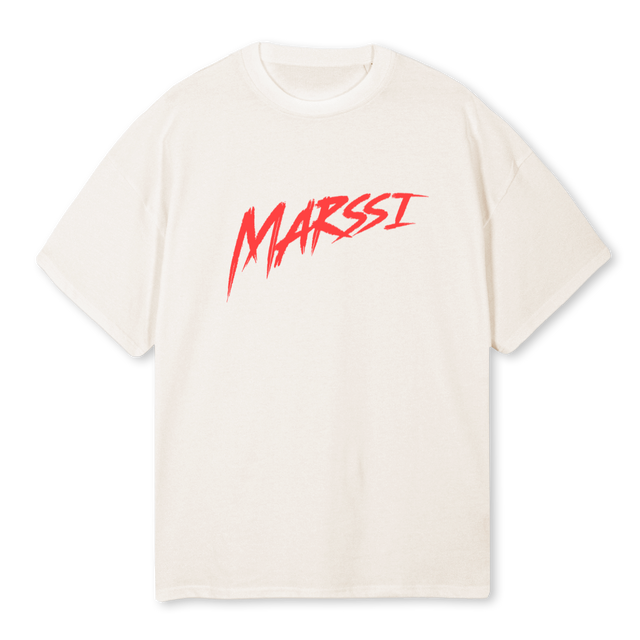 MSTIGER Vintage White Oversized Tee.