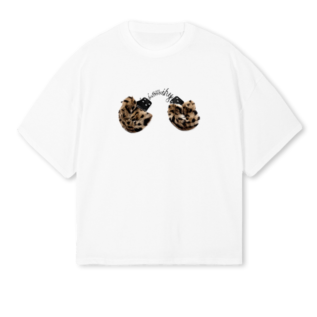 IAMSHY White Oversized Boxy Tee.
