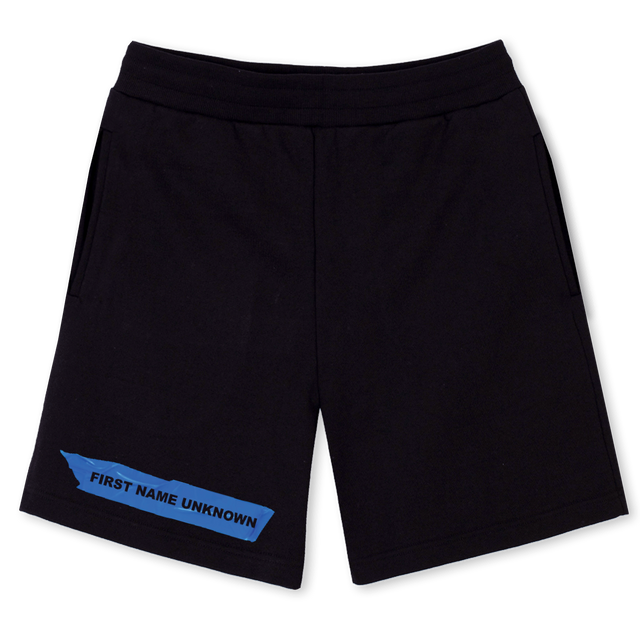 FNUSHORTTAPE Black Relaxed Sweatshorts.