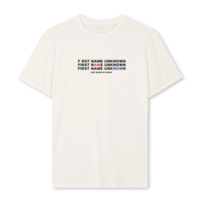FNUBLUR Vintage White Regular Tee.