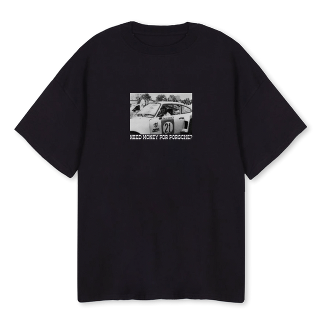 AXODFESCOBARBLACK Black Oversized Tee.