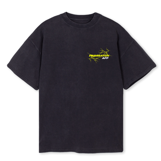 APMDRAGONTSHIRT Vintage Black Oversized Tee.