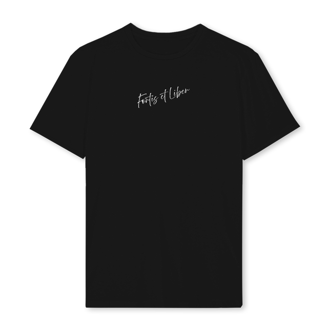 FANDLWITHOUTPILLAR Black Regular Tee.