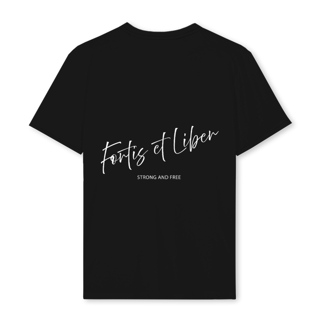 FANDLWITHOUTPILLAR Black Regular Tee.