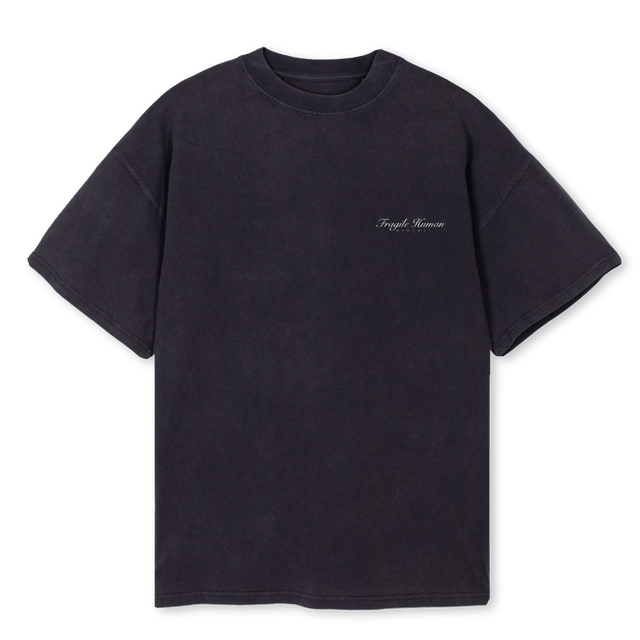 FRGL RACIN  Vintage Black Oversized Tee.