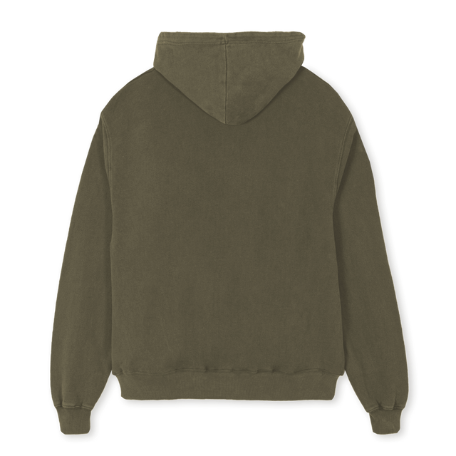 GTWOGRNESSNTLSHDEE Vintage Olive Oversized Hoodie.
