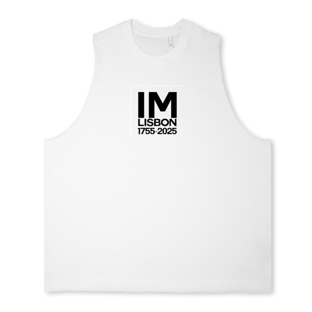 TEESHIRT IM  Bright white Oversized Vest.