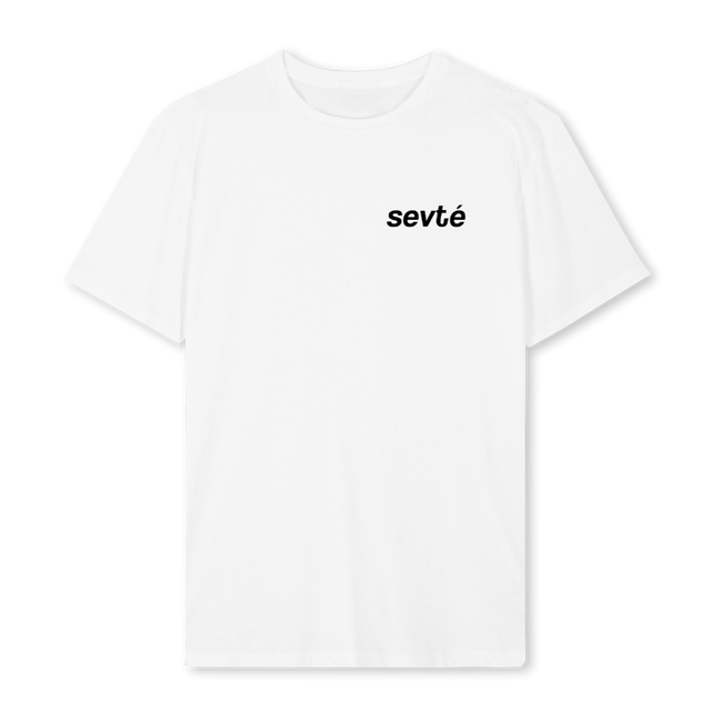 SEVTÉ White Regular Tee.