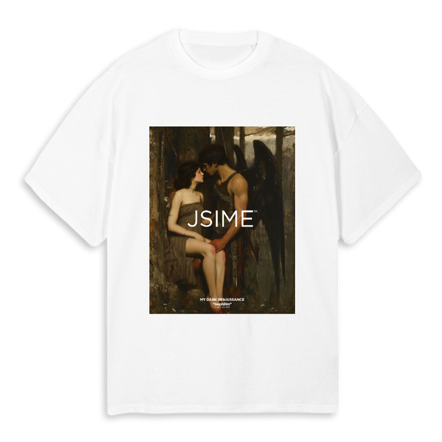 NPH_W White Oversized Tee.