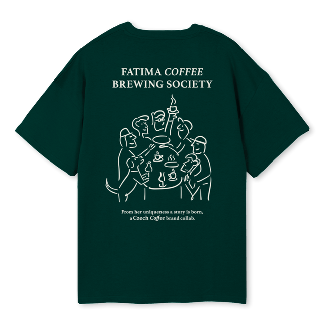FATIMATEEWILDGREEN Wild Green Oversized Tee.