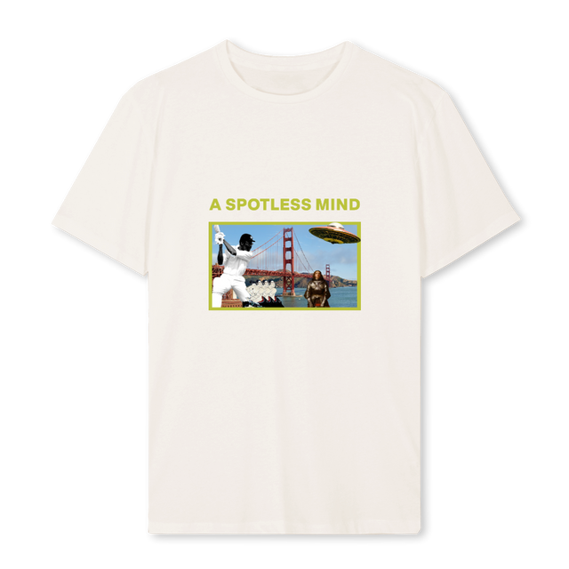 COLLAGETHREE Vintage White Regular Tee.