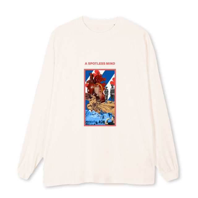 COLLAGETWO Vintage White Oversized LS Tee.