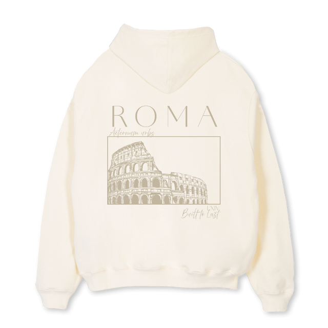 COLOSEUMB Cream Oversized Hoodie.