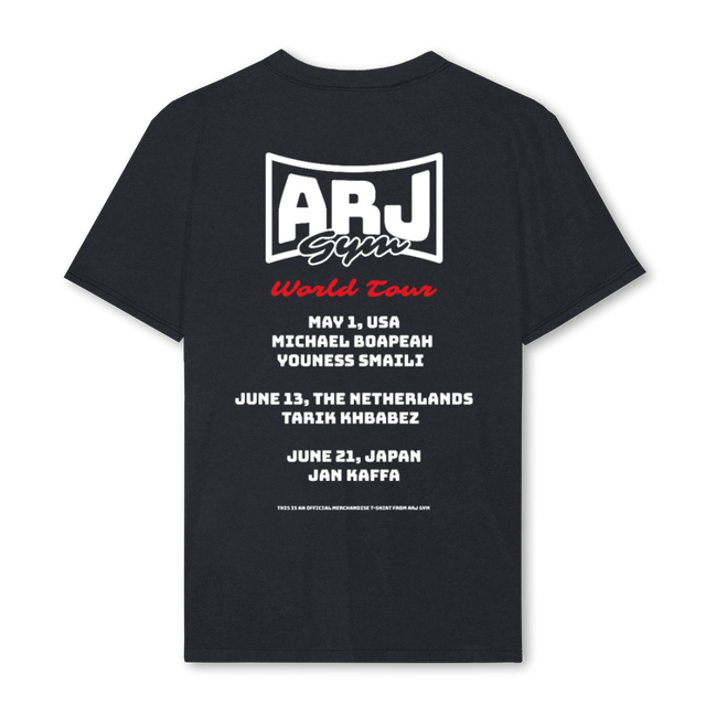 ARJ RAPTEE Vintage Black Regular Tee.
