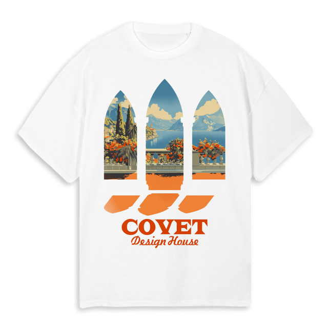 DCH White Oversized Tee.