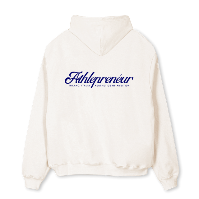 VALKONAVY Vintage White Oversized Hoodie.
