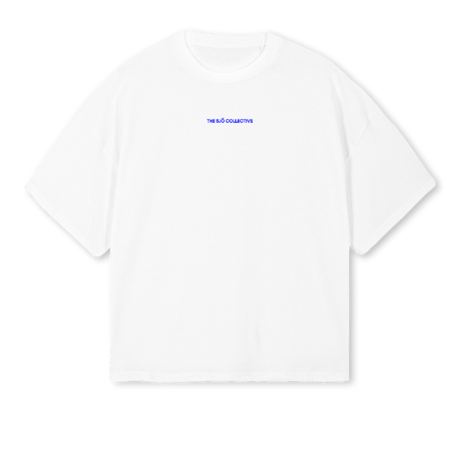 JAME White Oversized Boxy Tee.