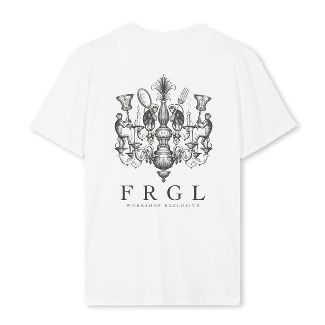 FRGL MNK White Regular Tee.