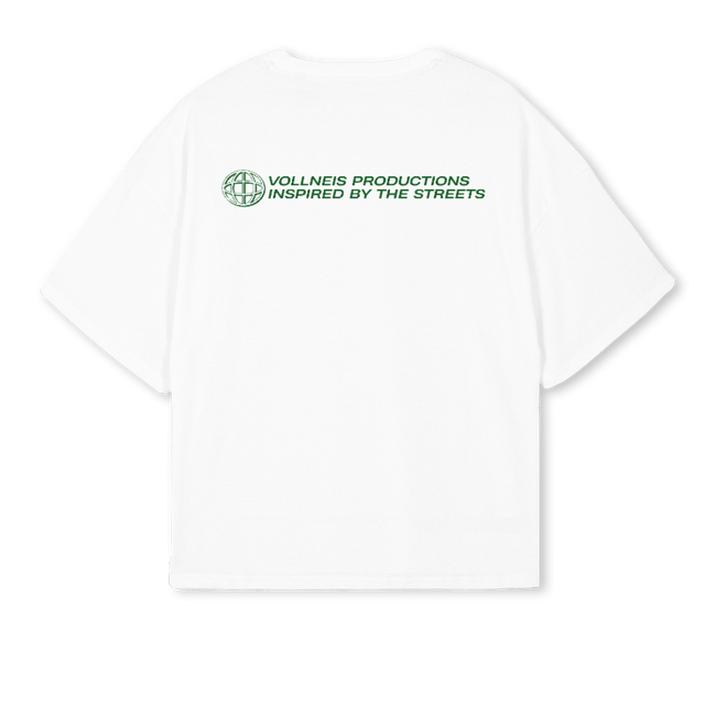 INSPIREDBYTHESTREETS White Oversized Boxy Tee.
