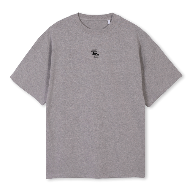 LOGOTWO Grey Marl Oversized Tee.