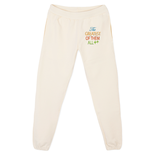 GOATPANT Cream Relaxed Sweatpants.