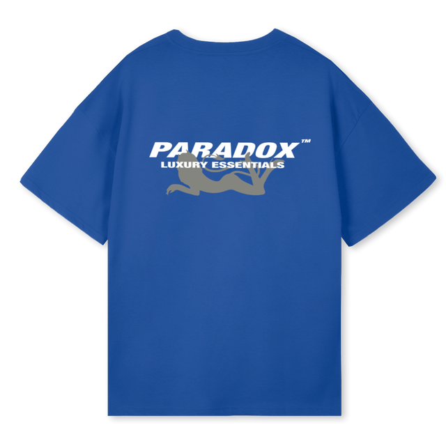 PARADOXLUXURYBLUE Cobalt Blue Oversized Tee.