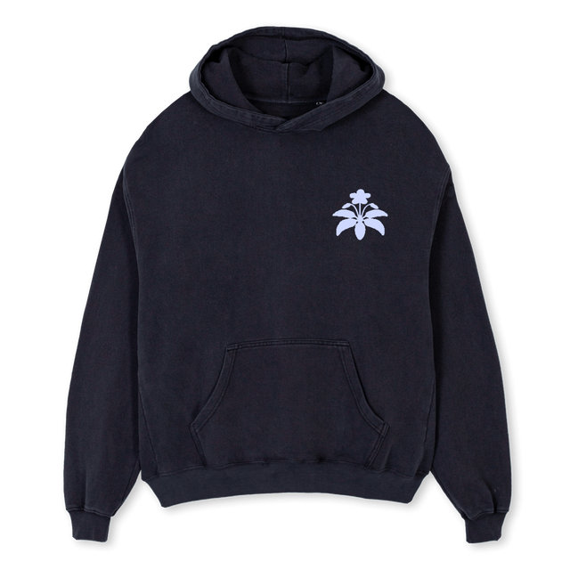 AGAALOTUS Vintage Black Oversized Hoodie.