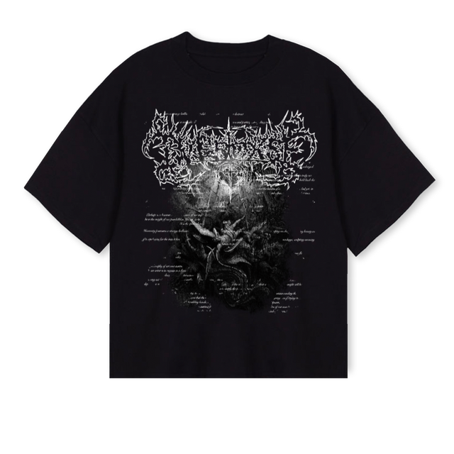 ANGELTEE Black Oversized Boxy Tee.