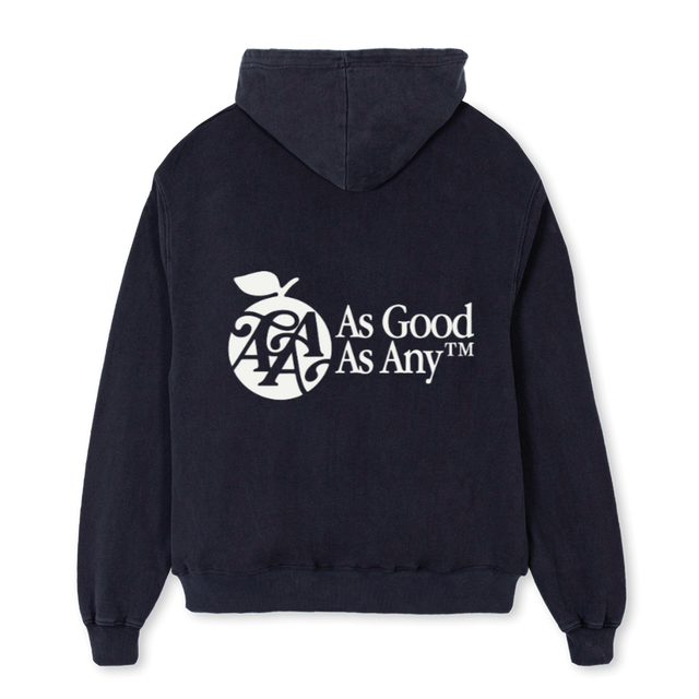 AGAAAPPLE Vintage Black Oversized Hoodie.