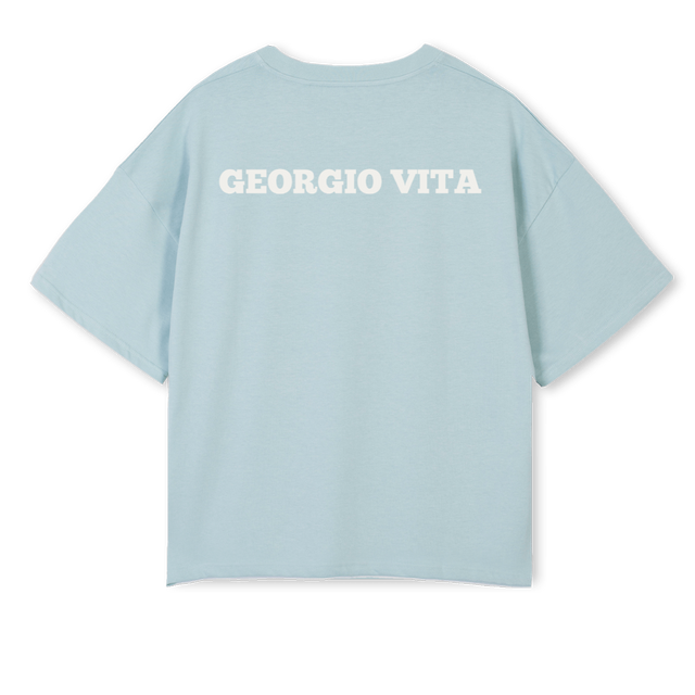 COOLBLUE Cold Blue Oversized Boxy Tee.