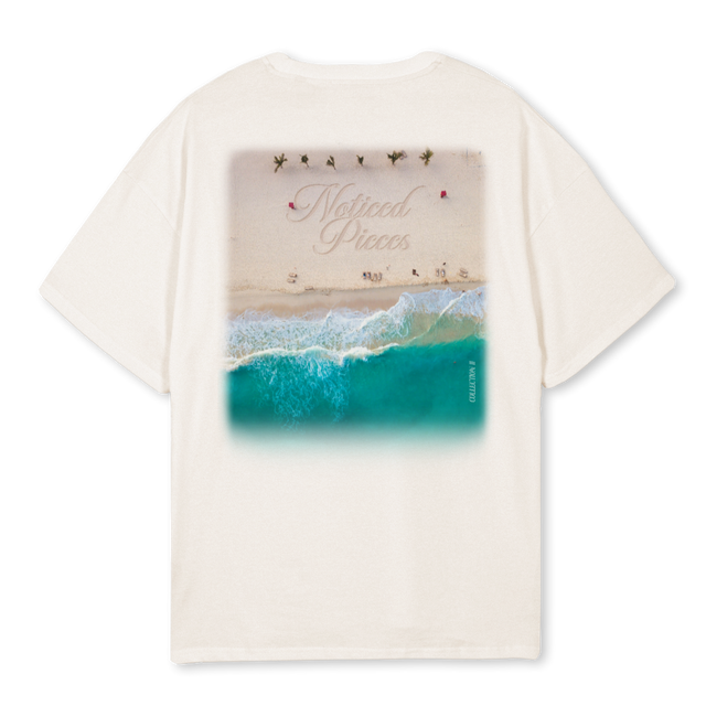 NOTICEDONTHECOAST Vintage White Oversized Tee.