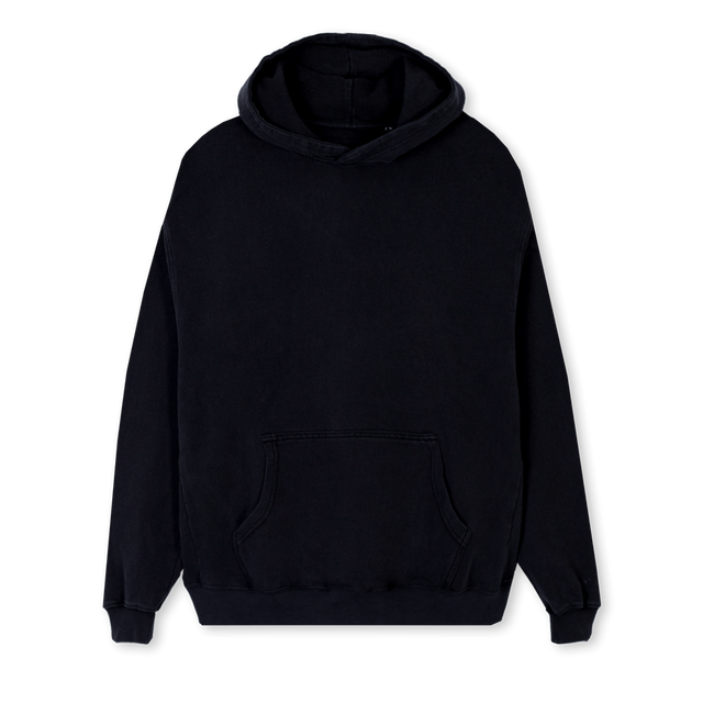 HOODIEBLACKCREAMMATT Black Regular Hoodie.