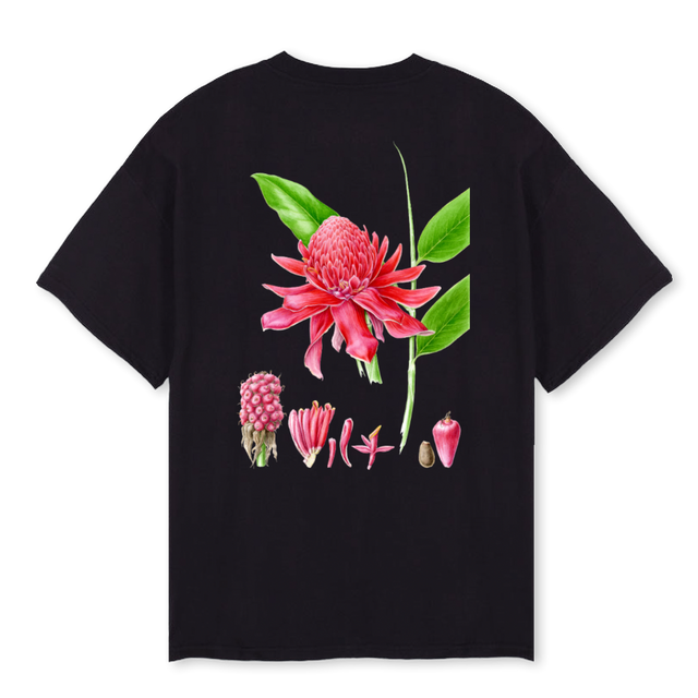 ENZO LEFORT_1 Black Oversized Tee.